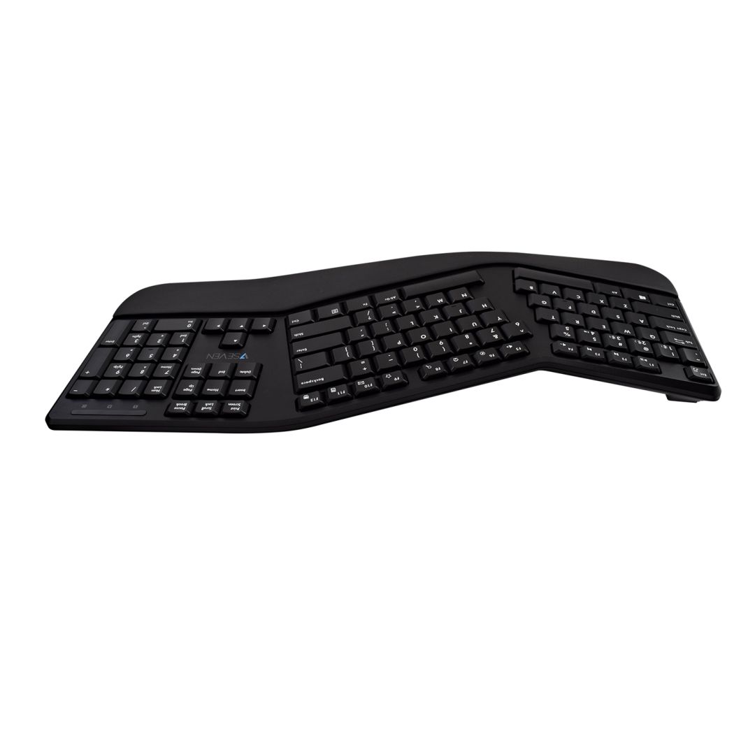 V7 CKW500BT Bluetooth Ergonomic Keyboard and Mouse Combo Black UK