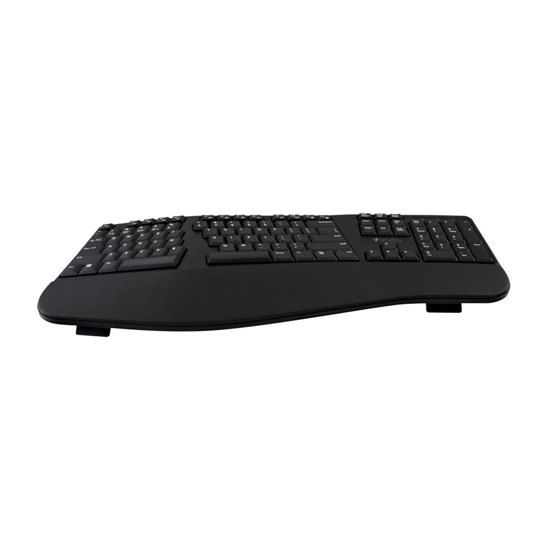 V7 CKW500BT Bluetooth Ergonomic Keyboard and Mouse Combo Black UK