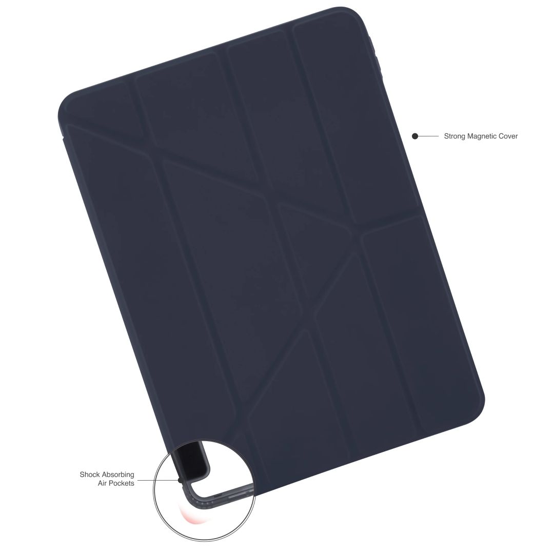 Pipetto Origami No1 Original Case iPad Air 11 (2024) / iPad Air 10.9 (2022/2020) Dark Blue