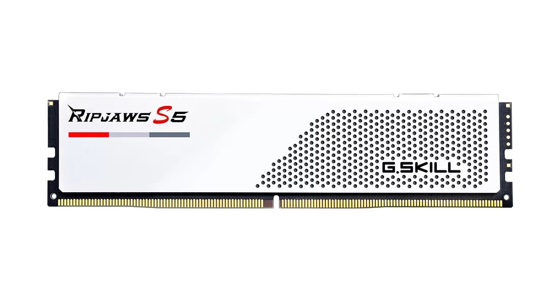 G.SKILL 32GB DDR5 6400MHz Kit(2x16GB) Ripjaws S5 White