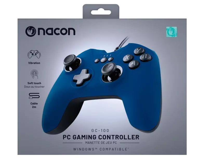 Nacon GC-100XF USB Wired Controller Gamepad Blue