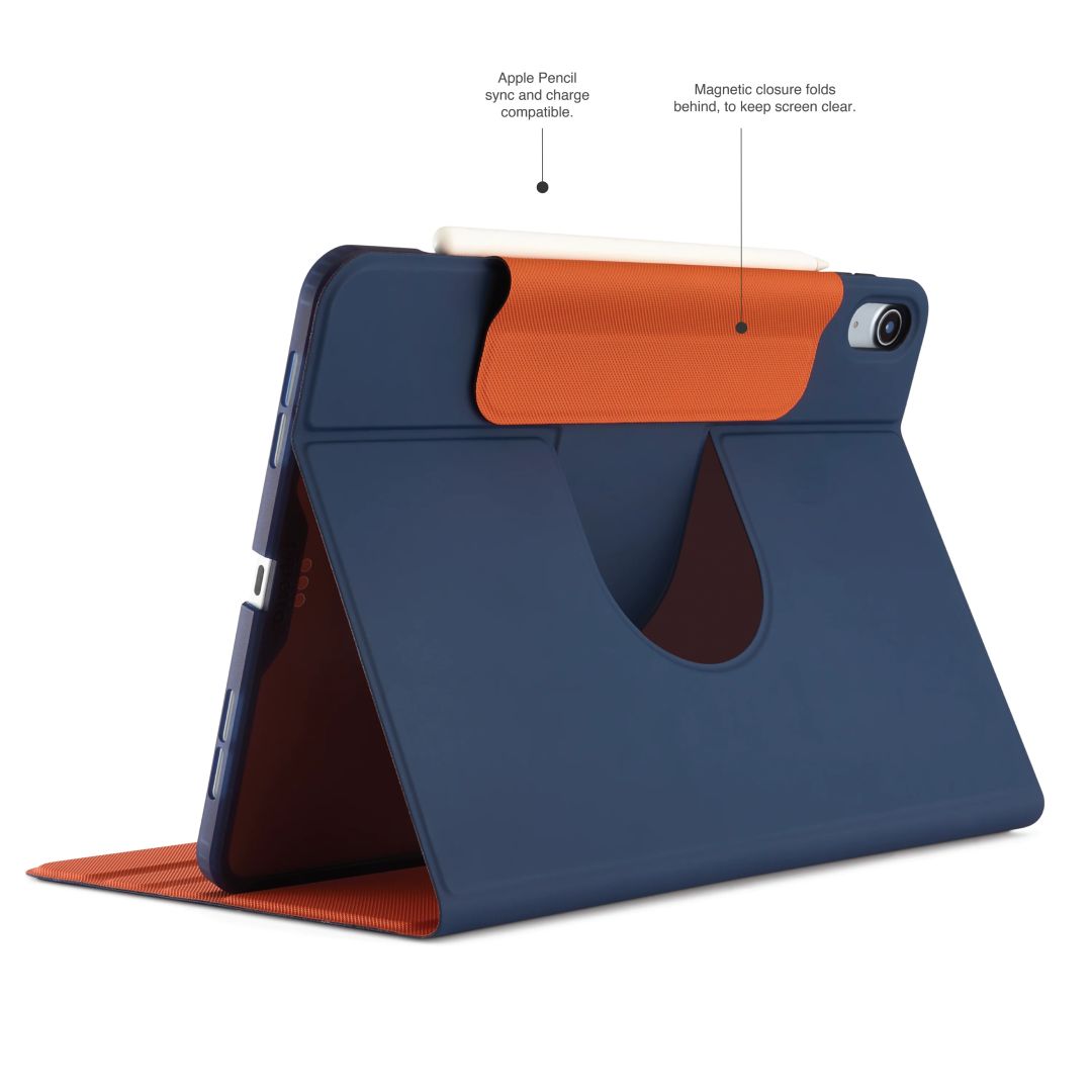 Pipetto Origami No5 Rotating Folio Case iPad Air 11 (2024) / iPad Air 10.9 (2022/2020) Dark Blue