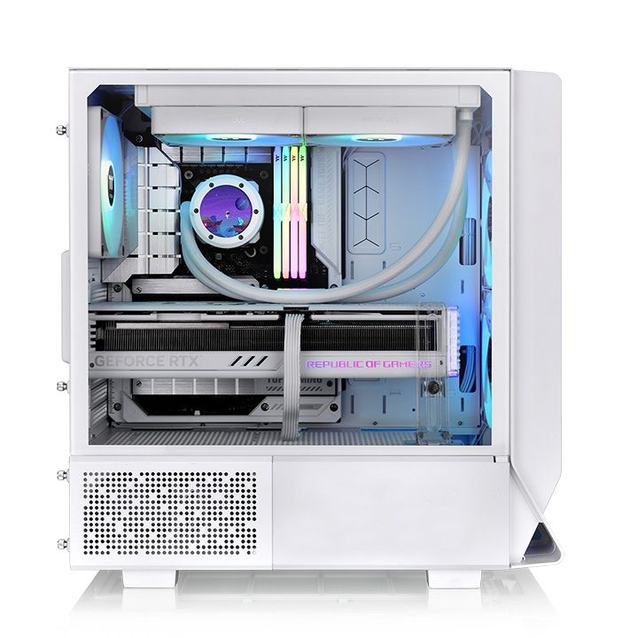 Thermaltake Ceres 330 ARGB Tempered Glass Snow White