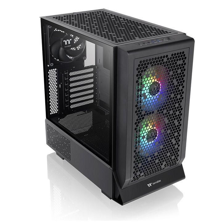 Thermaltake Ceres 330 ARGB Tempered Glass Black