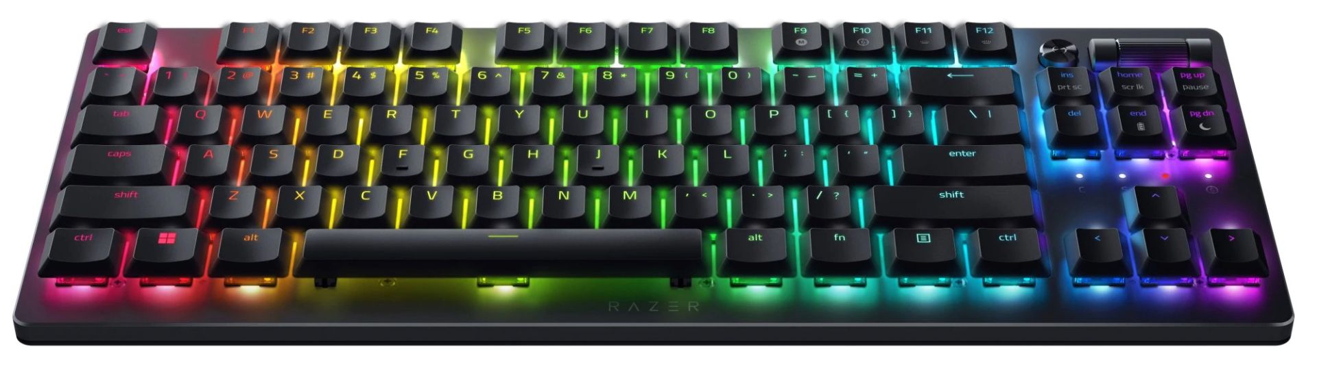 Razer DeathStalker V2 Pro Tenkeyless Linear Optical Red Switch Keyboard Black UK