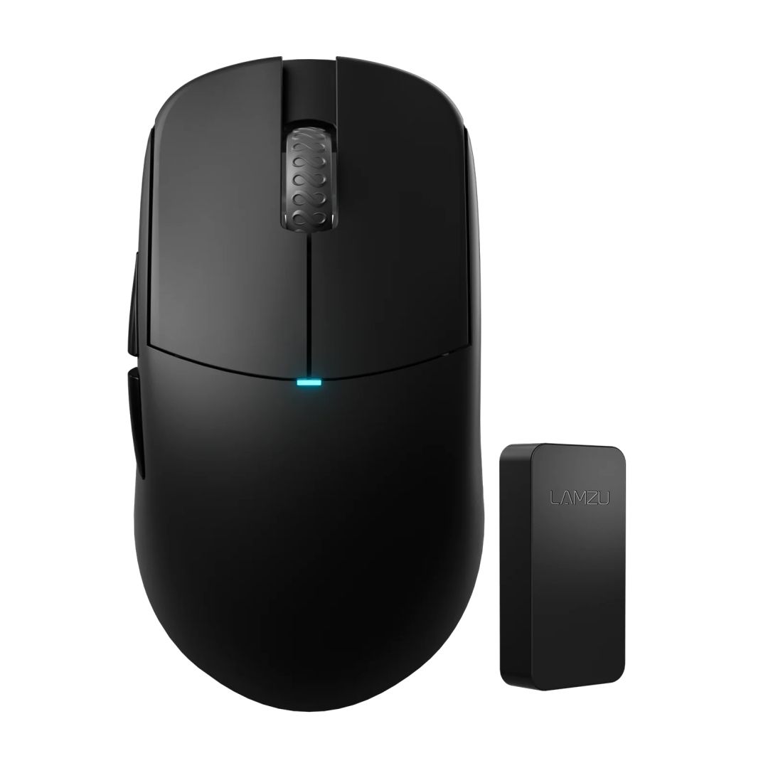 LAMZU Atlantis Mini 4K Wireless Gaming Mouse Charcoal Black