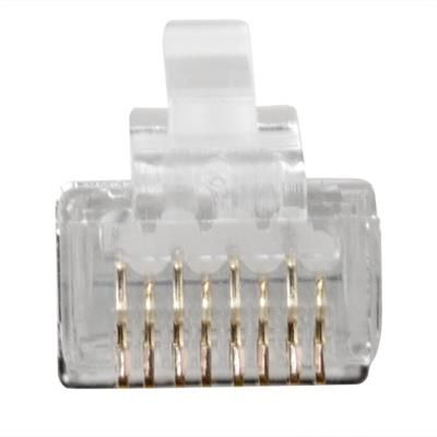 ACT FA2001 RJ45 (8P/8C) CAT6A shielded modulaire connector for round cable with solid or standed conductors