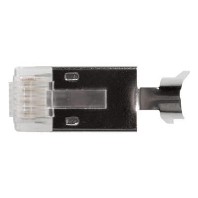 ACT FA2001 RJ45 (8P/8C) CAT6A shielded modulaire connector for round cable with solid or standed conductors