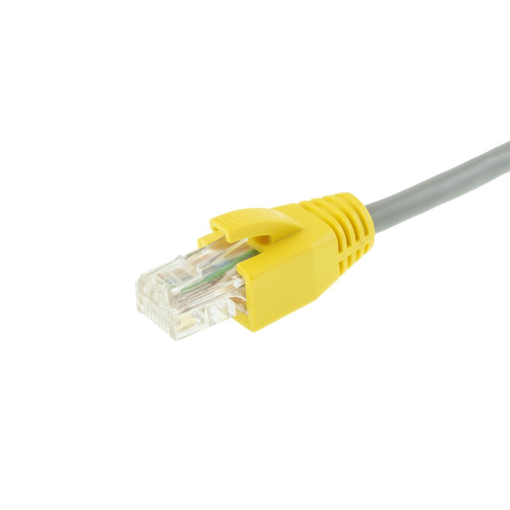 ACT RJ45 boot for 8.0 mm cable Yellow