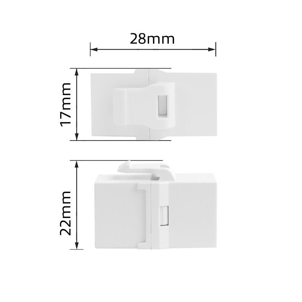 ACT Keystone Coupler RJ-45 unshielded CAT5E