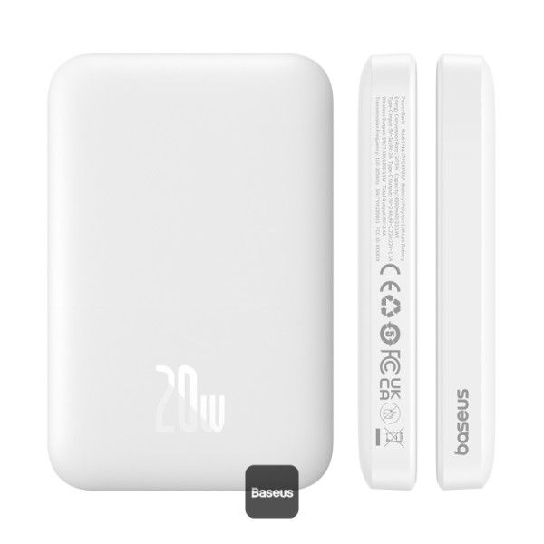 Baseus Magnetic Mini 6000mAh Powerbank White