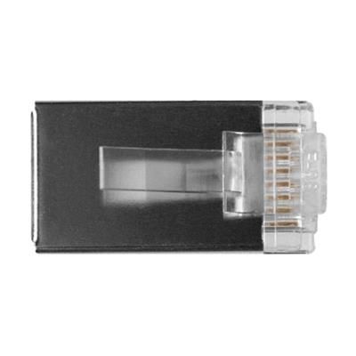 ACT RJ45 (8P/8C) shielded modulaire connector for round cable with solid conductors