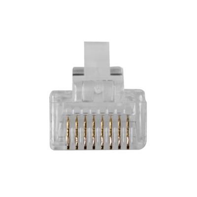 ACT RJ45 (8P/8C) modulaire connector for round cable with stranded conductors