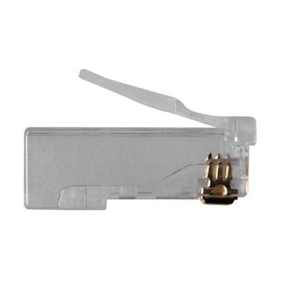 ACT RJ45 (8P/8C) CAT6 modulaire connector for round cable with solid or stranded conductors