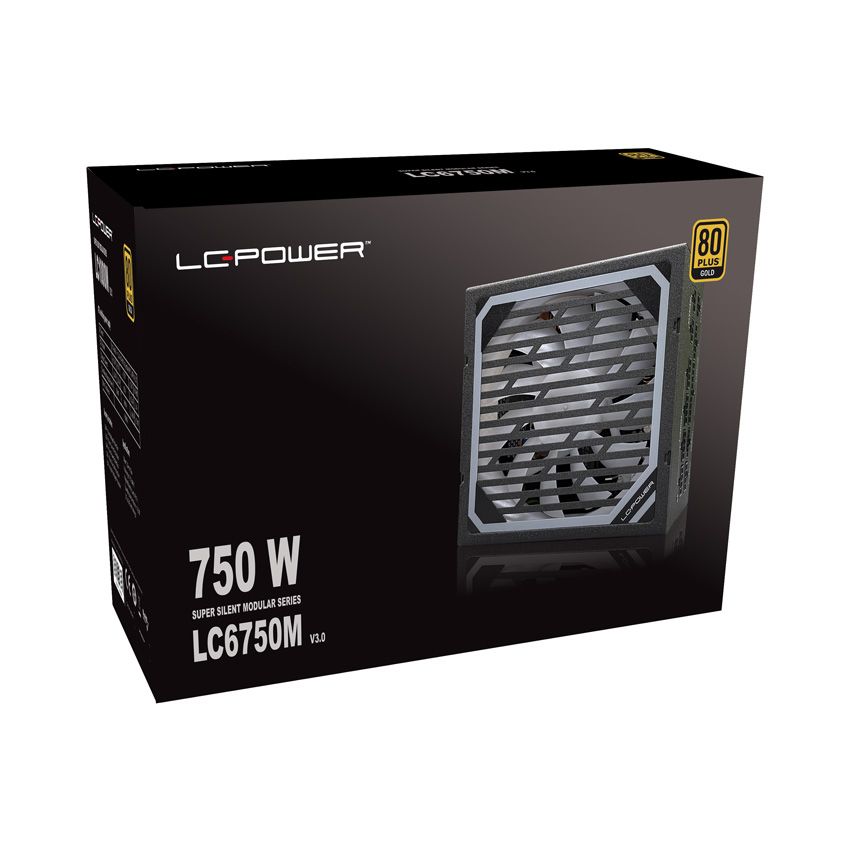 LC Power 750W 80+ Gold Super Silent Modular