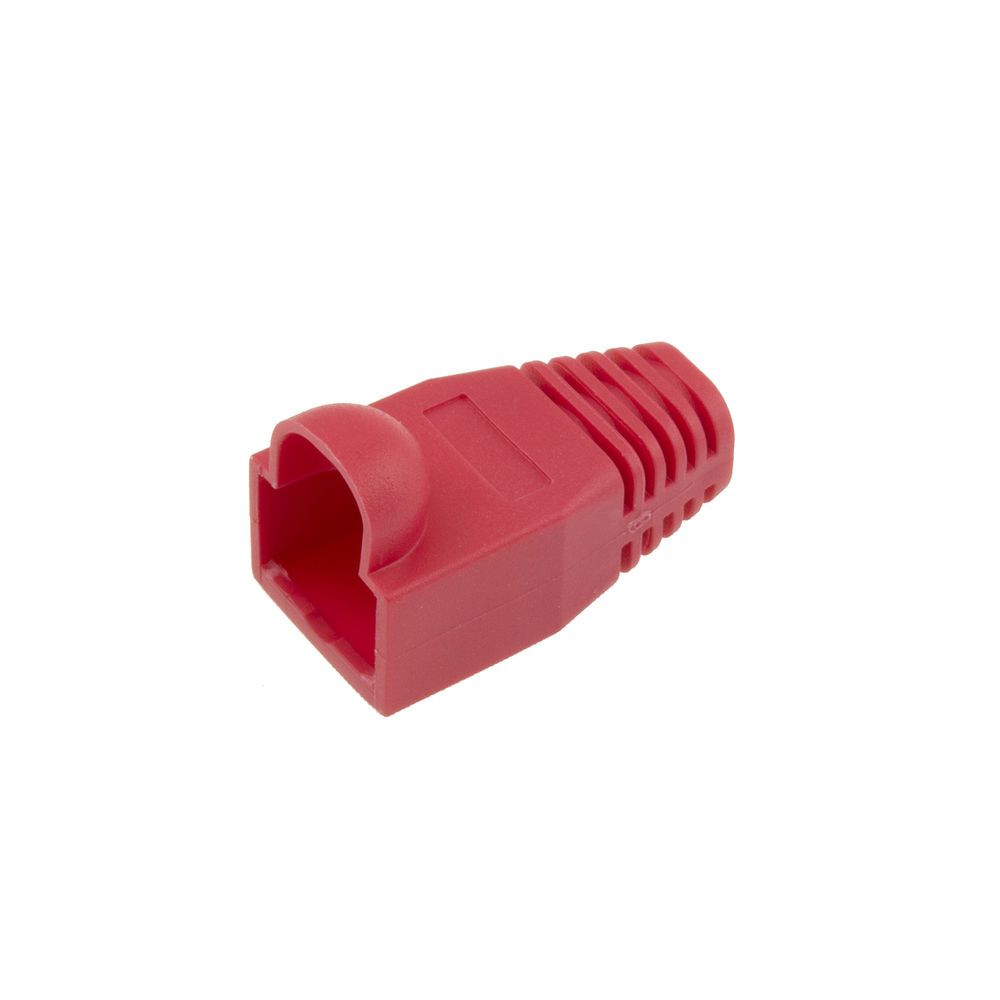 ACT RJ45 boot for 5.5 mm cable Red