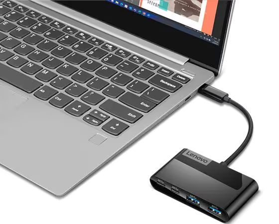 Lenovo Select USB-C 4-port Hub Black