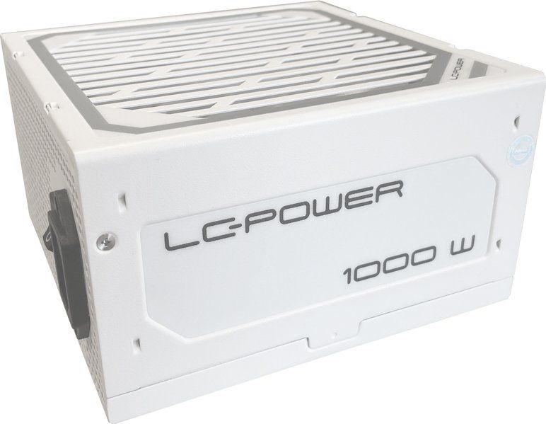 LC Power 1000W 80+ Gold Super Silent Modular White Edition