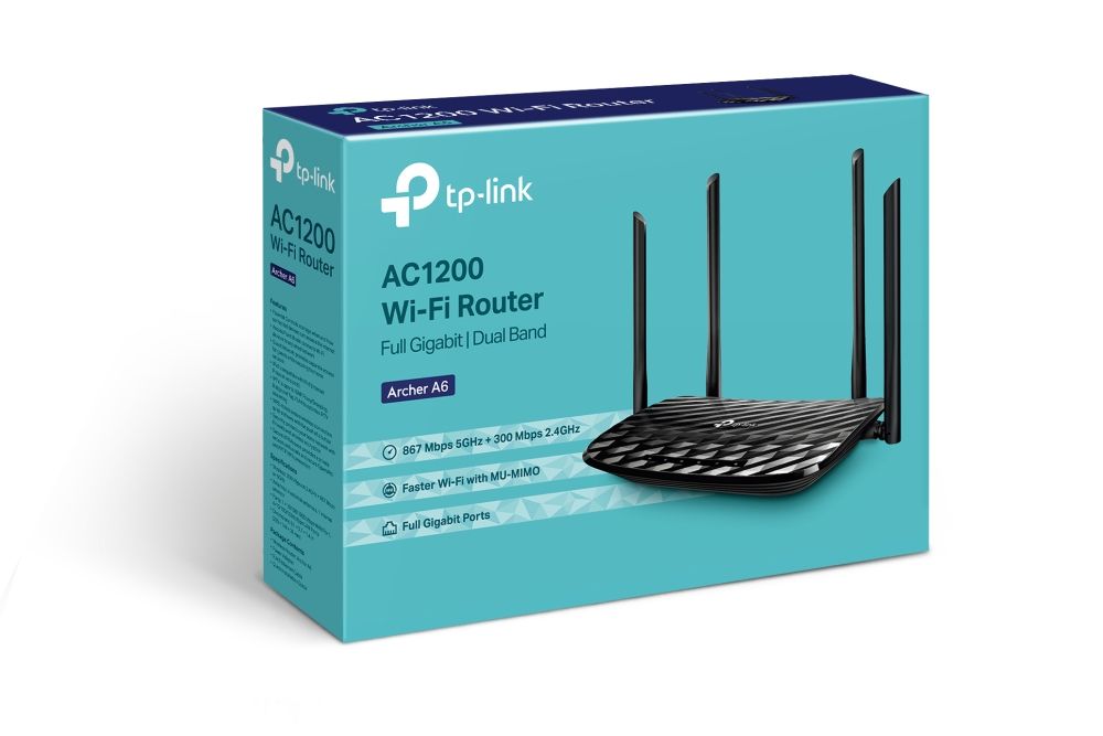 TP-Link Archer A6 AC1200 Wireless MU-MIMO Gigabit Router