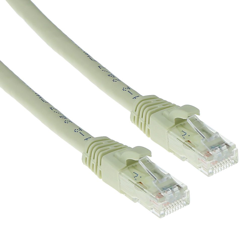 ACT CAT6A U-UTP Patch Cable 1,5m Ivory