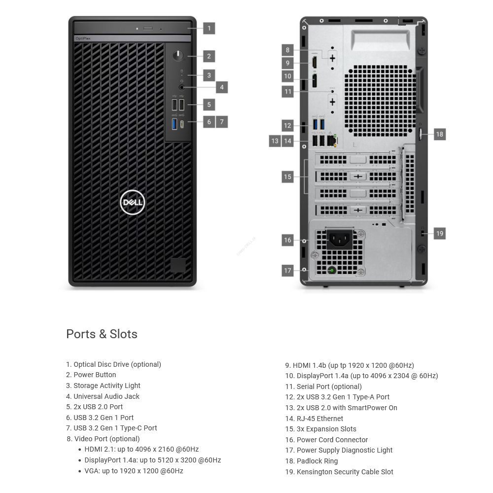 Dell Optiplex 7020MT Black