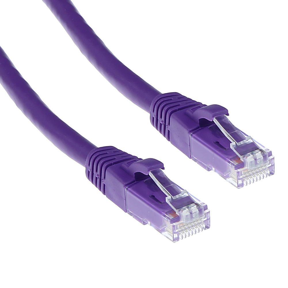 ACT CAT6 U-UTP Patch Cable 1m Purple