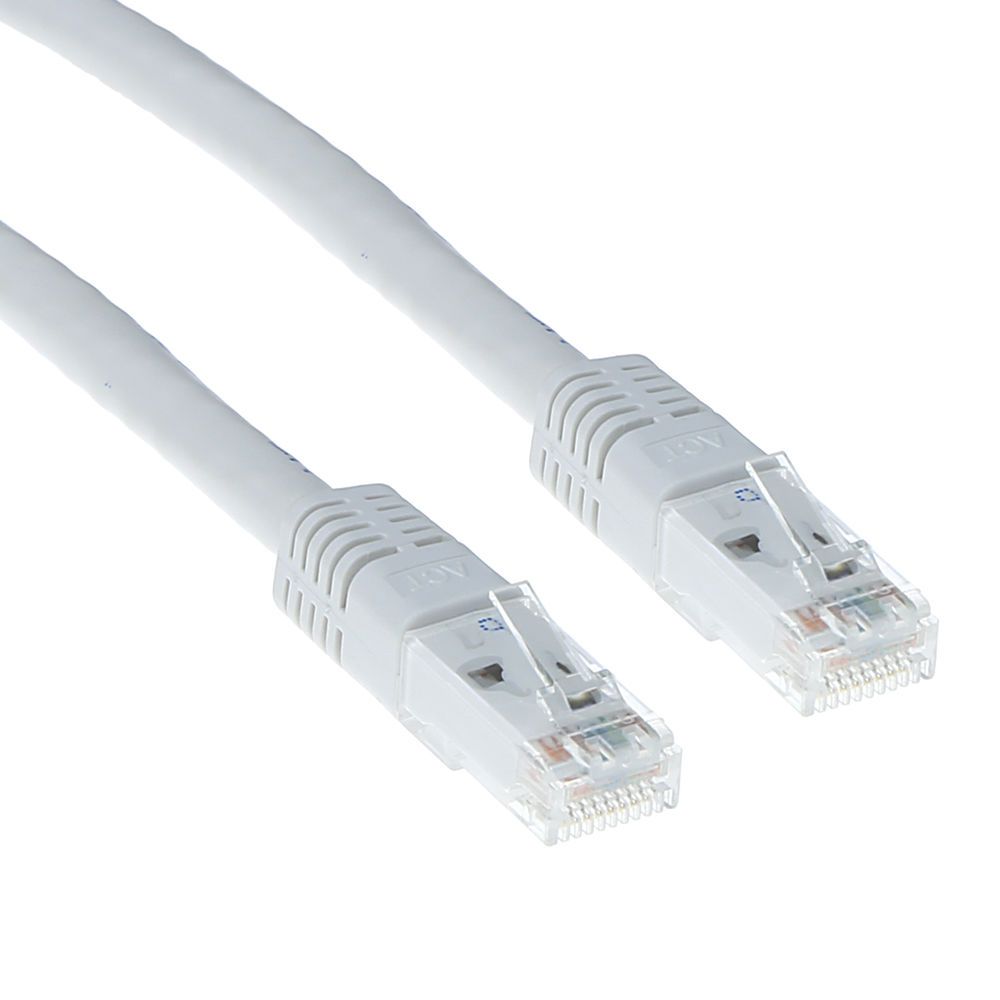 ACT CAT6A U-UTP Patch Cable 15m White