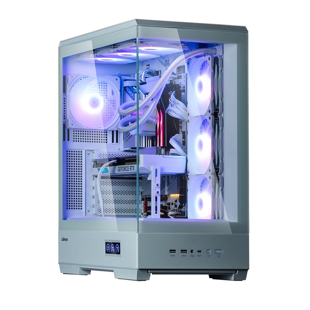 Zalman P50 Tempered Glass White