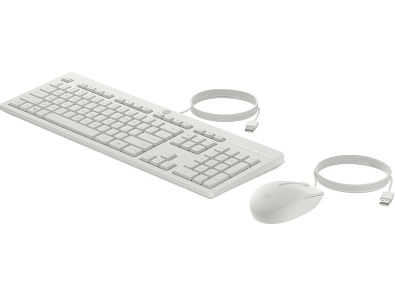 HP 225 Wired Keyboard Combo White HU