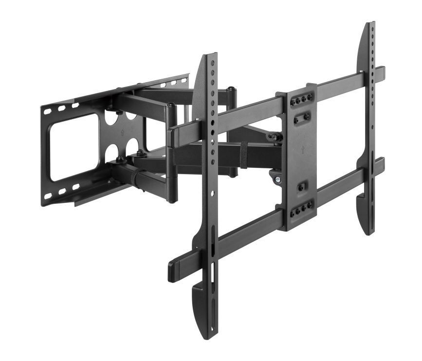 EQuip 37"-80" Full Motion TV Wall Mount Bracket Black