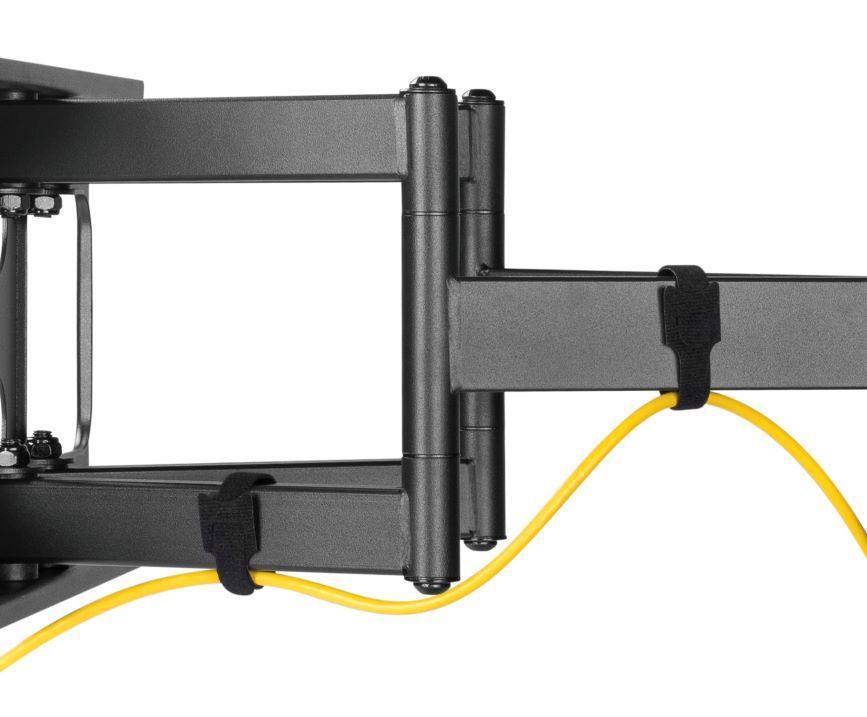 EQuip 37"-80" Full Motion TV Wall Mount Bracket Black