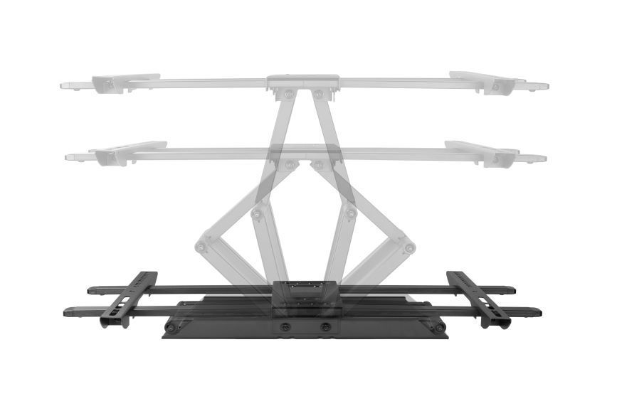 EQuip 37"-80" Full Motion TV Wall Mount Bracket Black