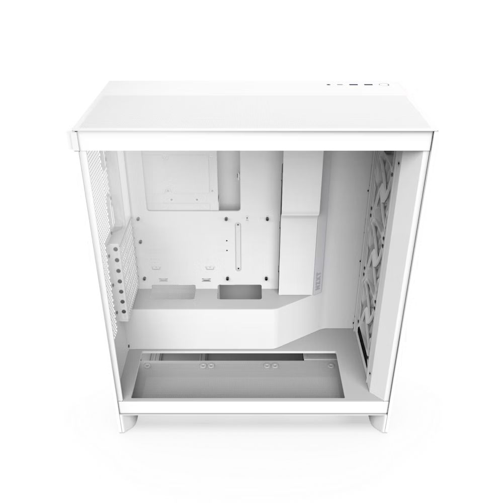 NZXT H7 Flow (2024) Tempered Glass White