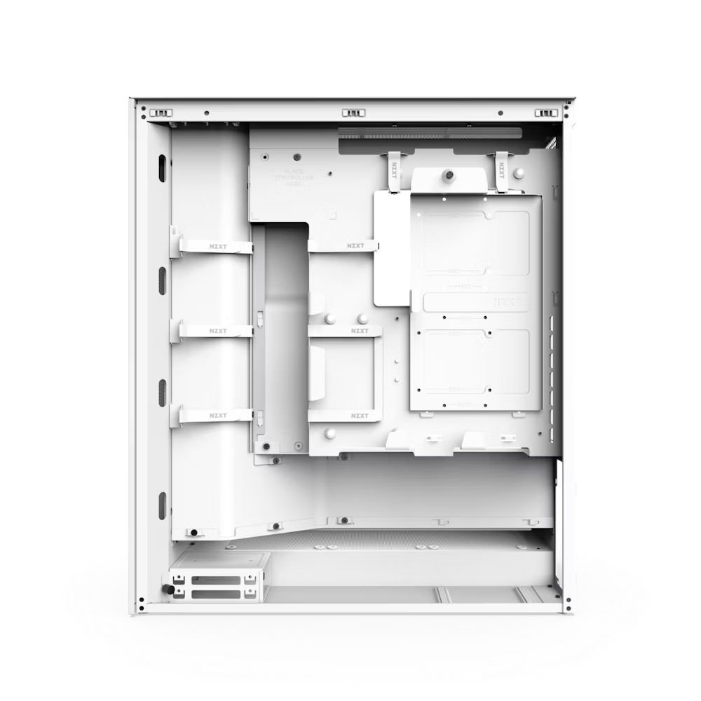 NZXT H7 Flow (2024) Tempered Glass White