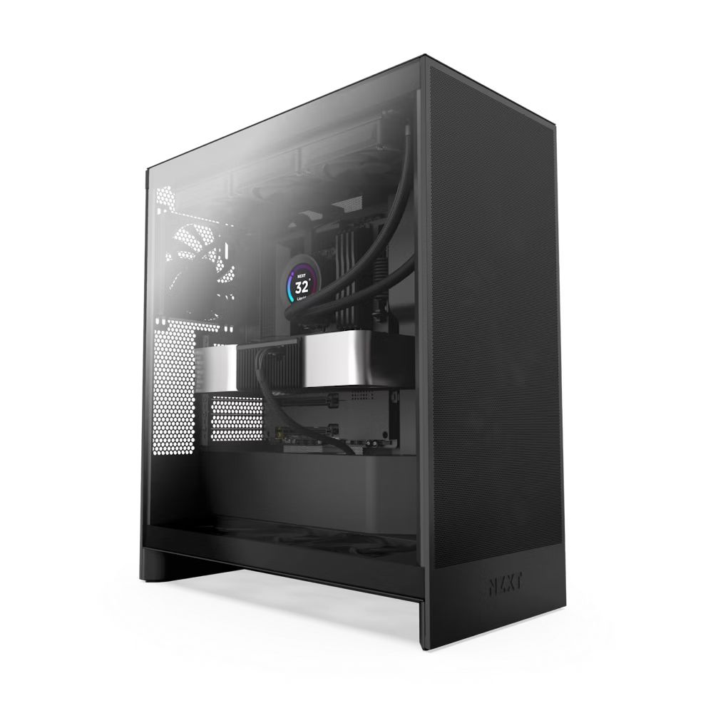 NZXT H7 Flow (2024) Tempered Glass Black