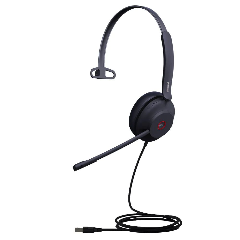 Yealink UH37 Mono UC USB-A/C Headset Black