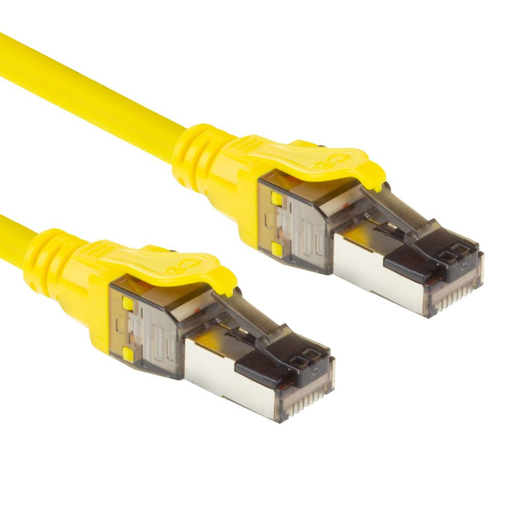 ACT CAT8 S-FTP Patch Cable 5m Yellow