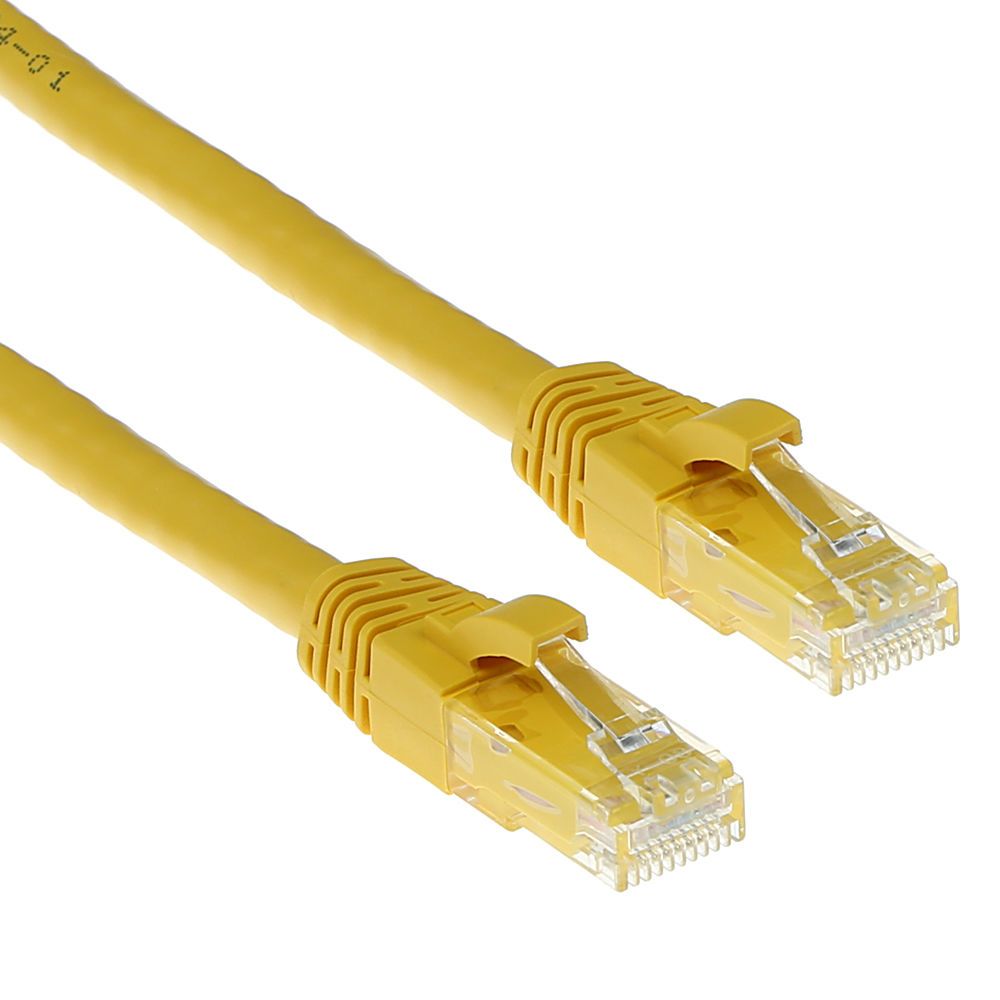 ACT CAT6 U-UTP Patch Cable 5m Yellow