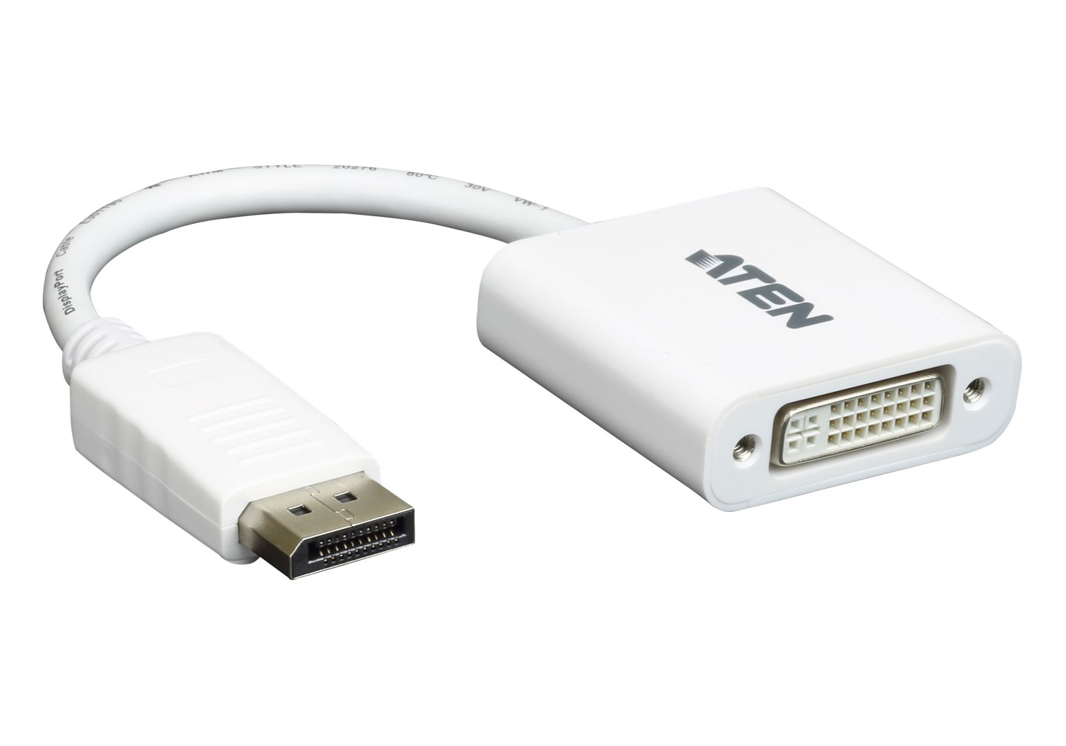 ATEN VC965 DisplayPort DVI-I Adapter White