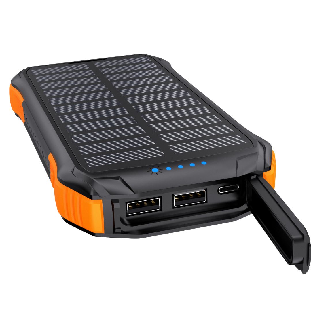 Choetech  B658 10000mAh Solar PowerBank Black/Orange