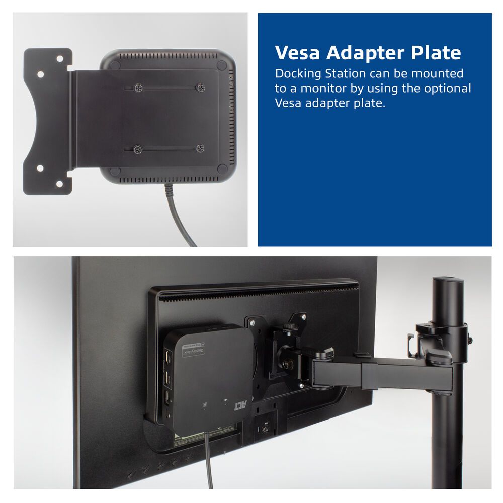 ACT AC7151 VESA adapter plate for the AC7150 docking station