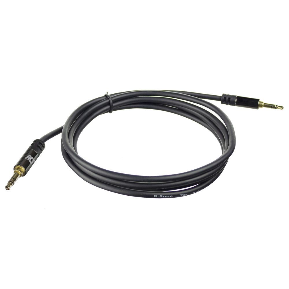 ACT High Quality audio connection cable 3.5 mm stereo jack male to male 15m Black