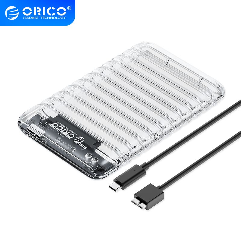 Orico 2,5" USB 3.0 Enclosure Transparent