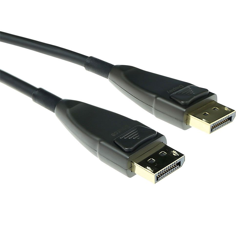 ACT DisplayPort Active Optical Cable DisplayPort male to DisplayPort male 20m Black