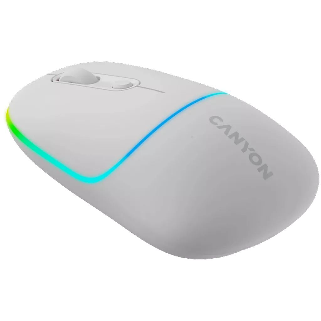 Canyon MW-22 Dual Mode Wireless Bluetooth Mouse Snow White