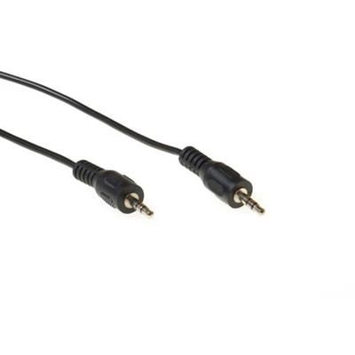 ACT Audio connection cable 1x 3,5 mmm jack male to 1x 3.5mm stereo jack male 1,5m Black