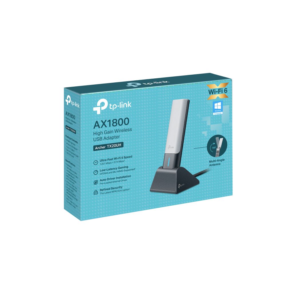 TP-Link Archer TX20UH AX1800 High Gain Wireless USB Adapter