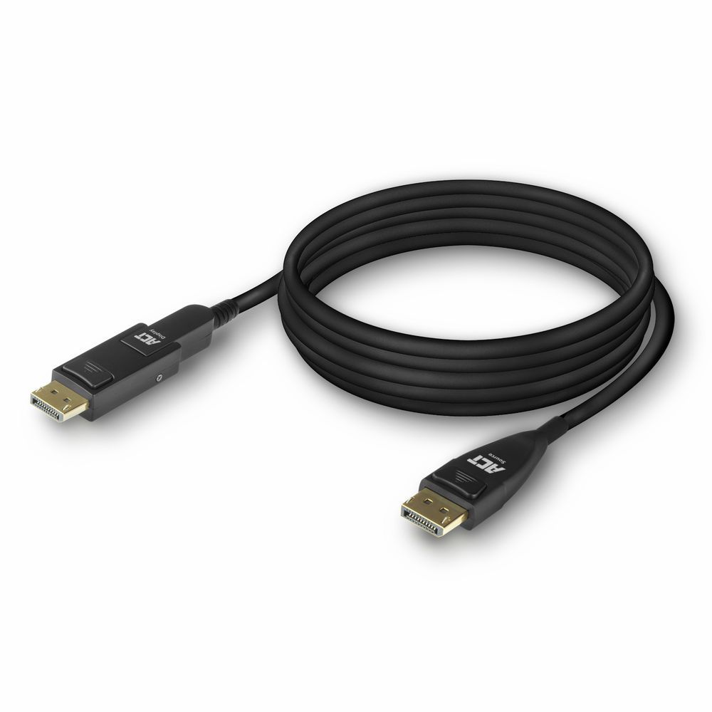 ACT DisplayPort Active Optical Cable 8K DisplayPort male to DisplayPort male 15m Black