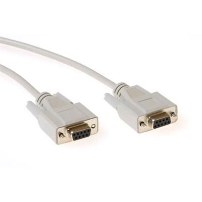 ACT Serial 1:1 connection cable 9 pin D-sub female to 9 pin D-sub female 3m White