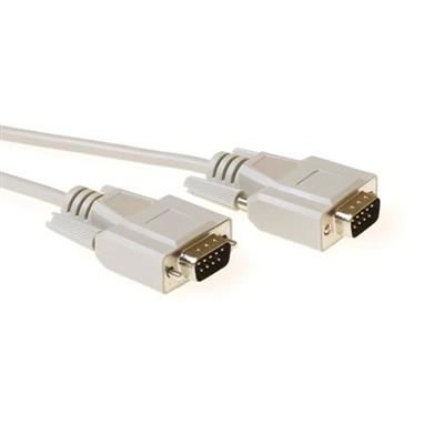 ACT Serial 1:1 connection cable 9 pin D-sub male to 9 pin D-sub male 3m White